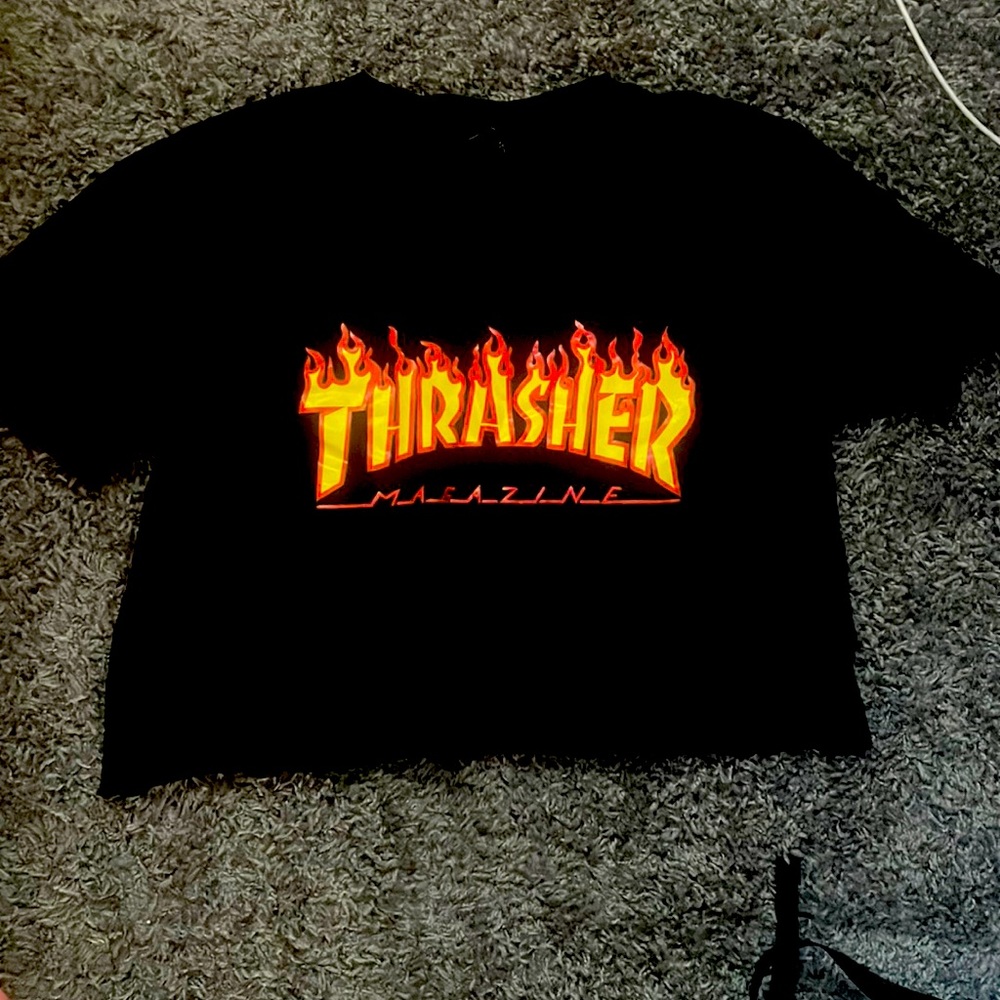 Cropped Thrasher T-shirt